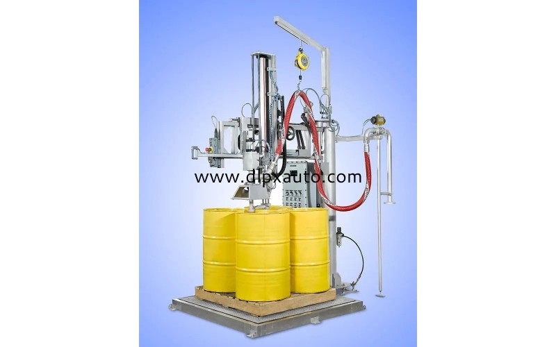 200L托盤4桶防爆型稱重定量式液體灌裝機(jī)