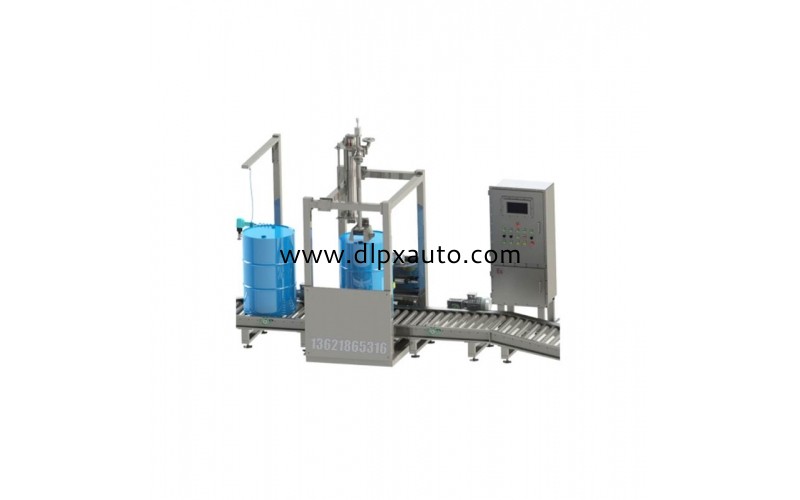 200KG農藥自動壓蓋灌裝機