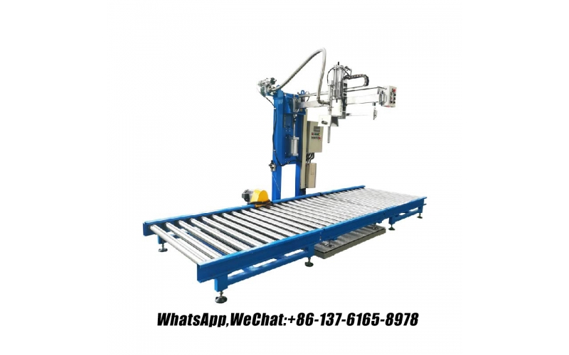 200L Semi-Automatic Chemical Filling Machine with Electric PLC Control for Liquid Soap