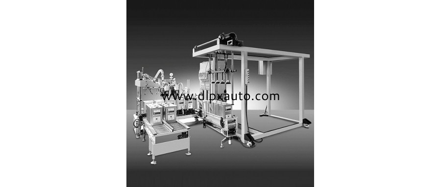 半自動稱重灌裝機定量灌裝 18L灌裝設備 2頭20L稱重灌裝輸送機