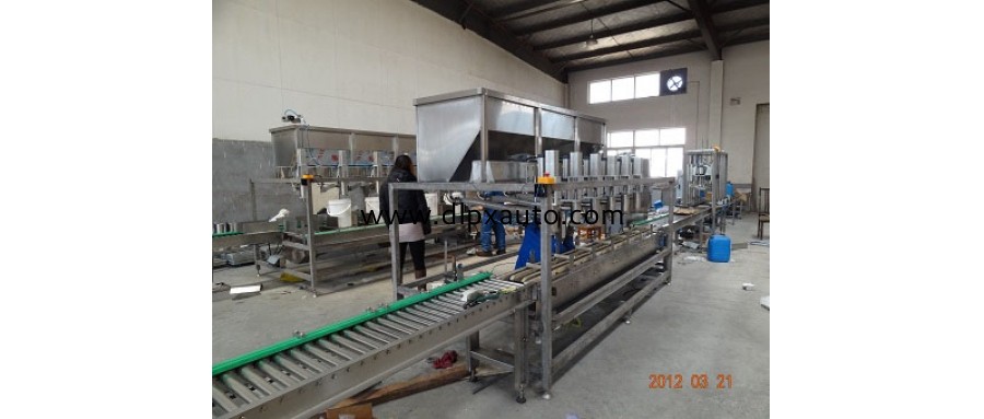 25L敞開桶灌裝線 化工涂料灌裝機