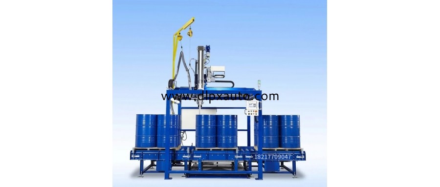 1000KG-IBC噸桶自動旋蓋灌裝機應用