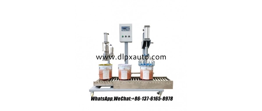 帶皇冠蓋的發(fā)動機(jī)油自動雙頭液體桶加注機(jī)